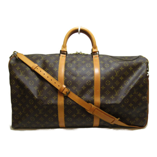 Louis Vuitton Keepall Bandouliere 0 Boston Bag Monogram Canvas Brown