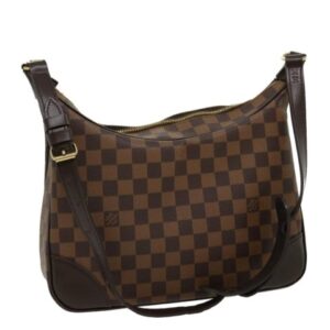 LOUIS VUITTON Damier Ebene Boulogne 30 Shoulder Bag LV Auth