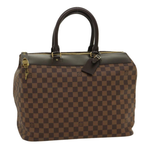 LOUIS VUITTON Damier Ebene Greenwich PM Boston Bag