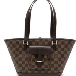 Louis Vuitton Manosque Tote Bag PM Damier Ebene Canvas