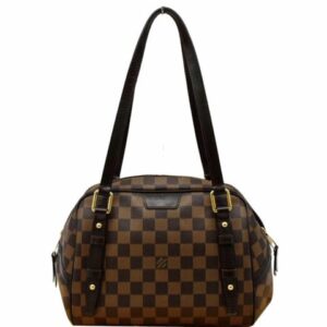 LOUIS VUITTON Rivington PM Damier Ebene Shoulder Bag Brown